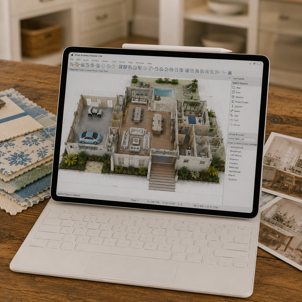 Room plans and design notes